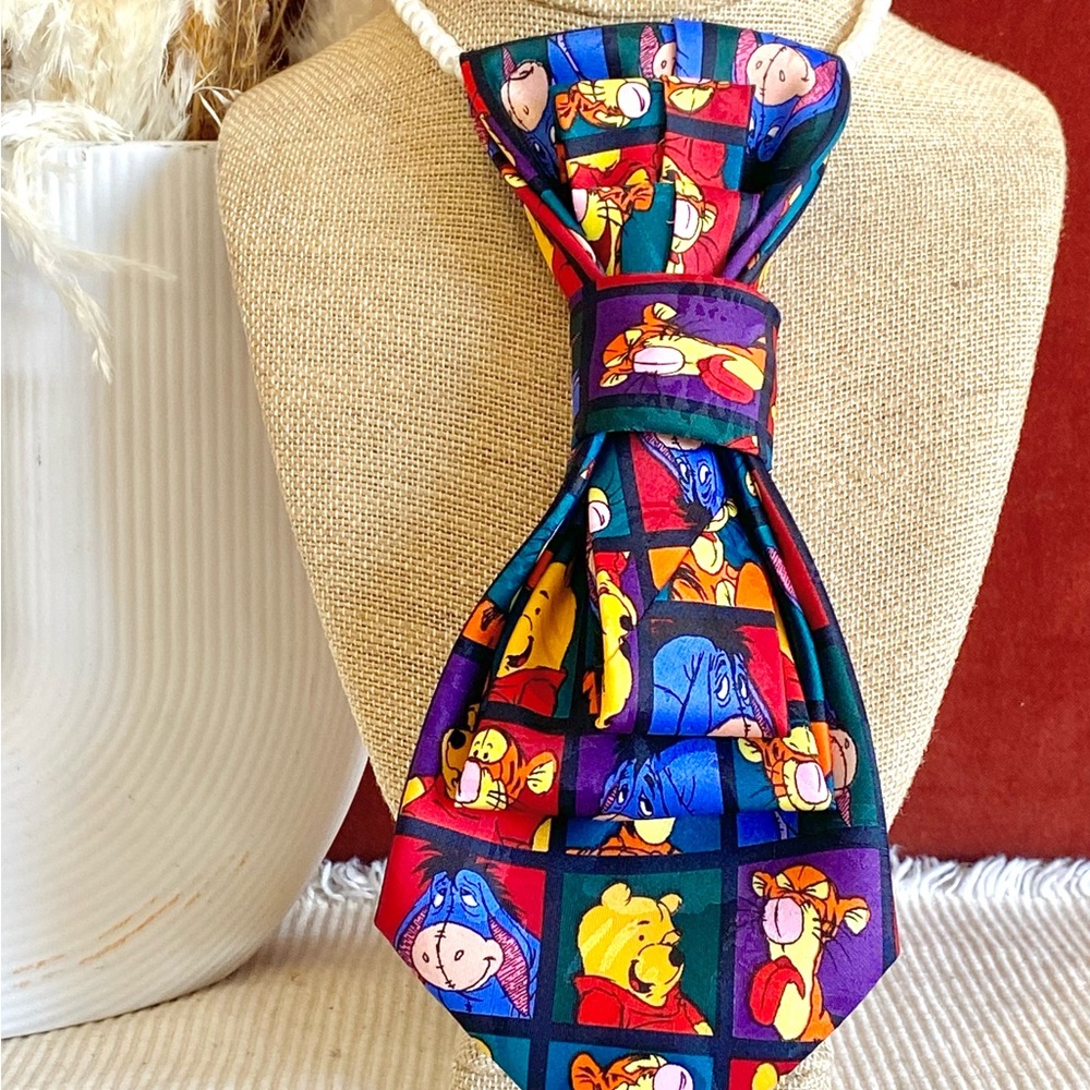 Colorful Cartoon Character Tie necklace